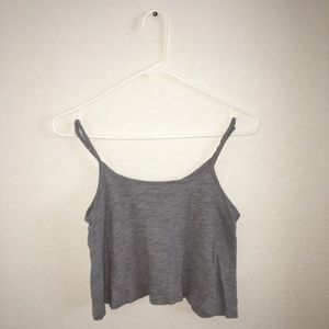 gray Mossimo crop tank top